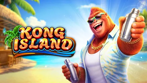 Kong Island slot key art