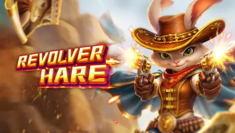Revolver Hare slot key art